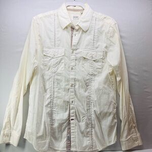 Guess Ivory Collared Shirt‎